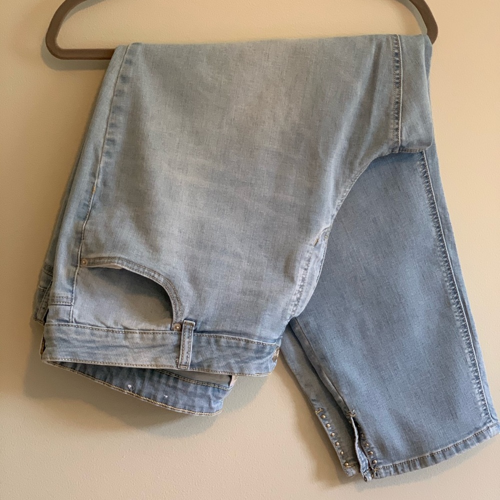 Plus size skinny ankle jeans